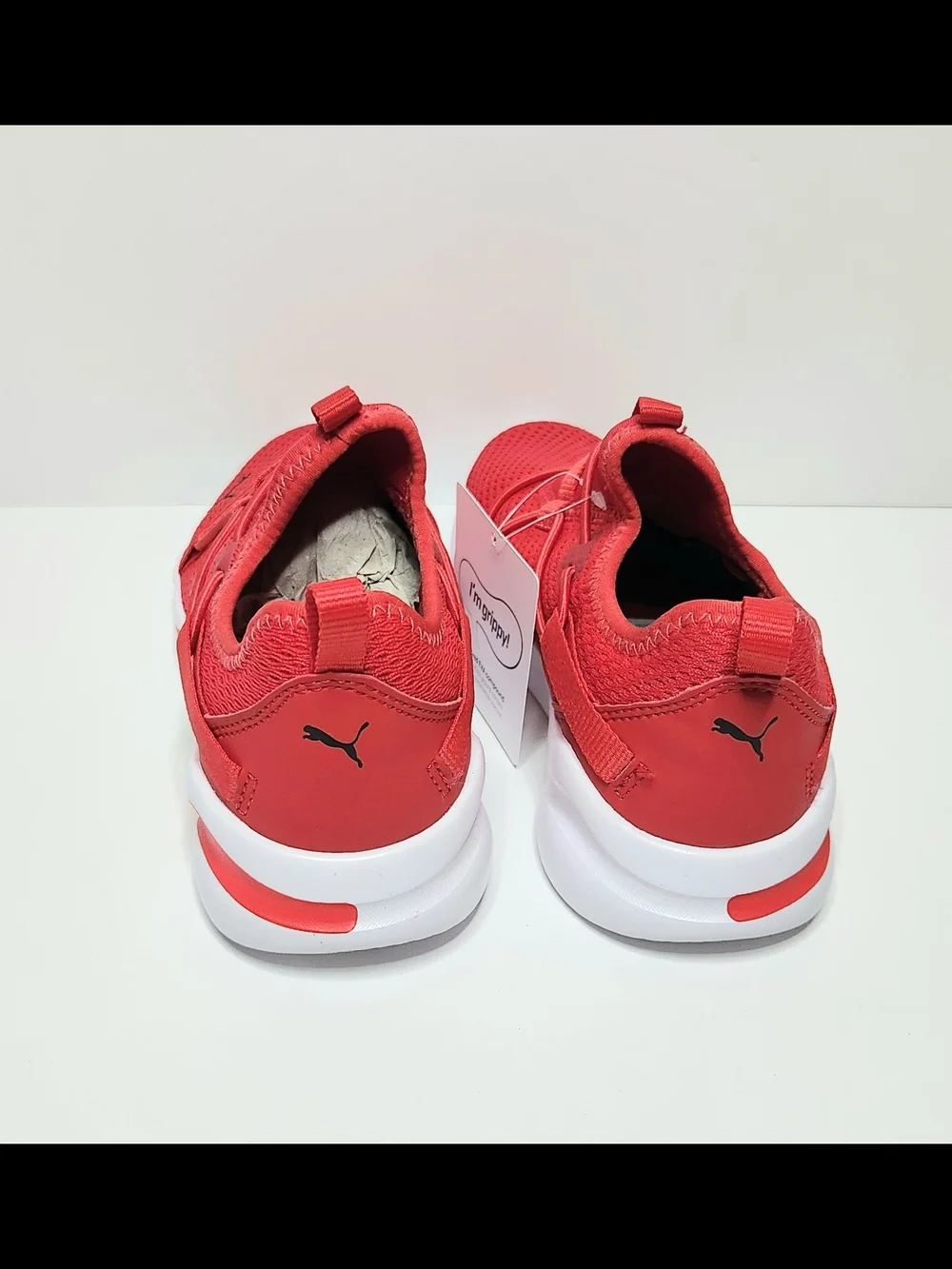 Puma red sneakers